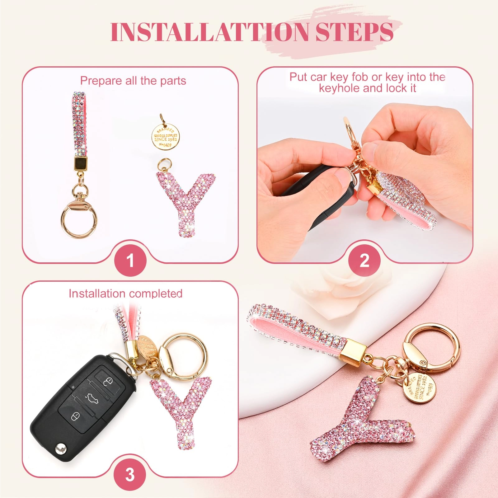 Initial Letter Keychain