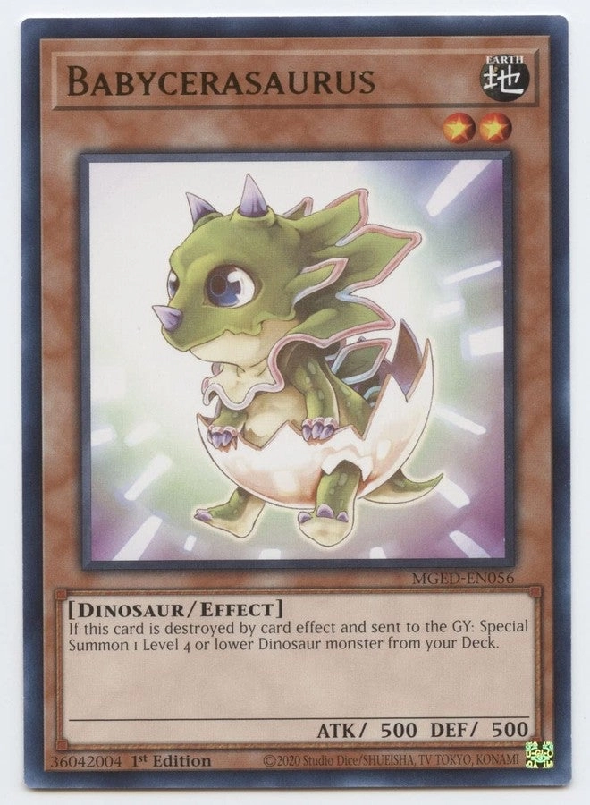 Yu-Gi-Oh! Babycerasaurus MGED-EN056 - 1st Edition