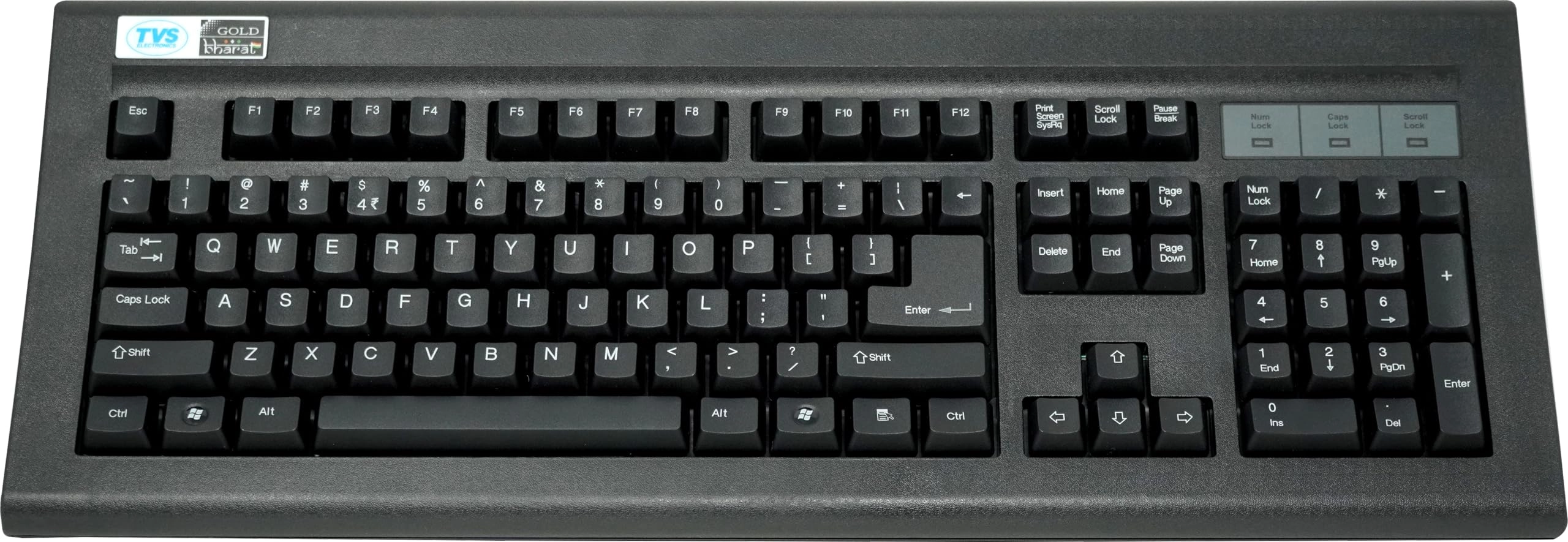 TVS Electronics Limited Gold Keyboard - QWERTY Wired