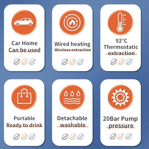 Portable Capsule Coffee Maker - 100ml NES capsules DG capsules coffee powder cartridges