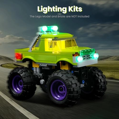 Light Kit for LEGO The Hulk Truck vs. Thanos 76312