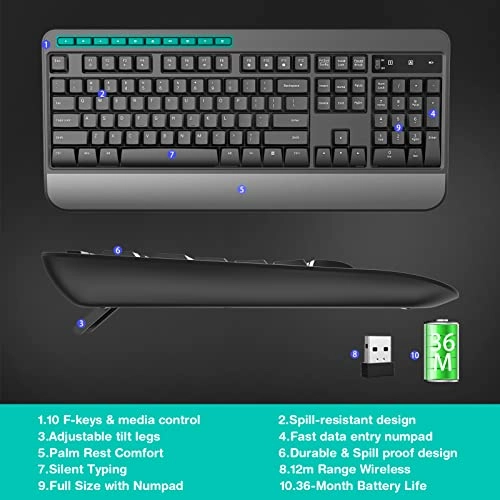 Wireless Keyboard - Wired