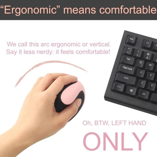 Left Handed Vertical Mouse - Wi-Fi