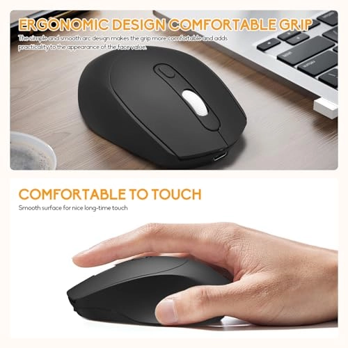 Gradient Color Bluetooth Mouse - Wireless