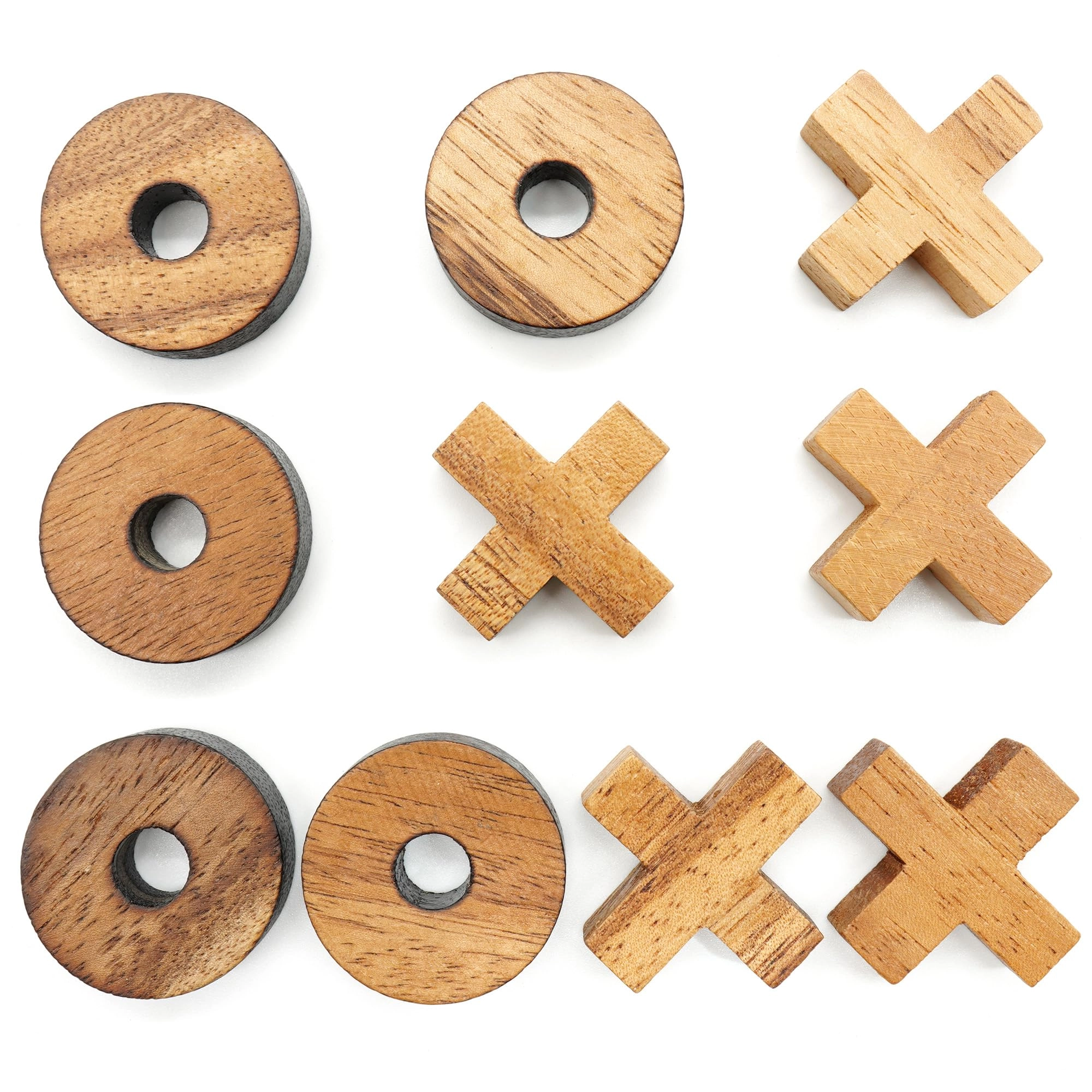 BSIRI Tic Tac Toe - Wooden Brown