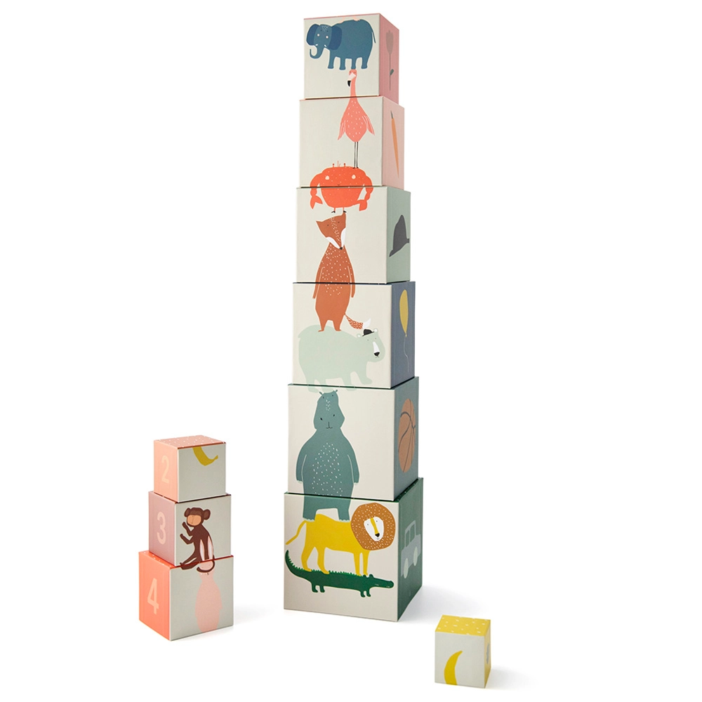 Stacking Blocks - Suitable for 12 months and above 10 pcs