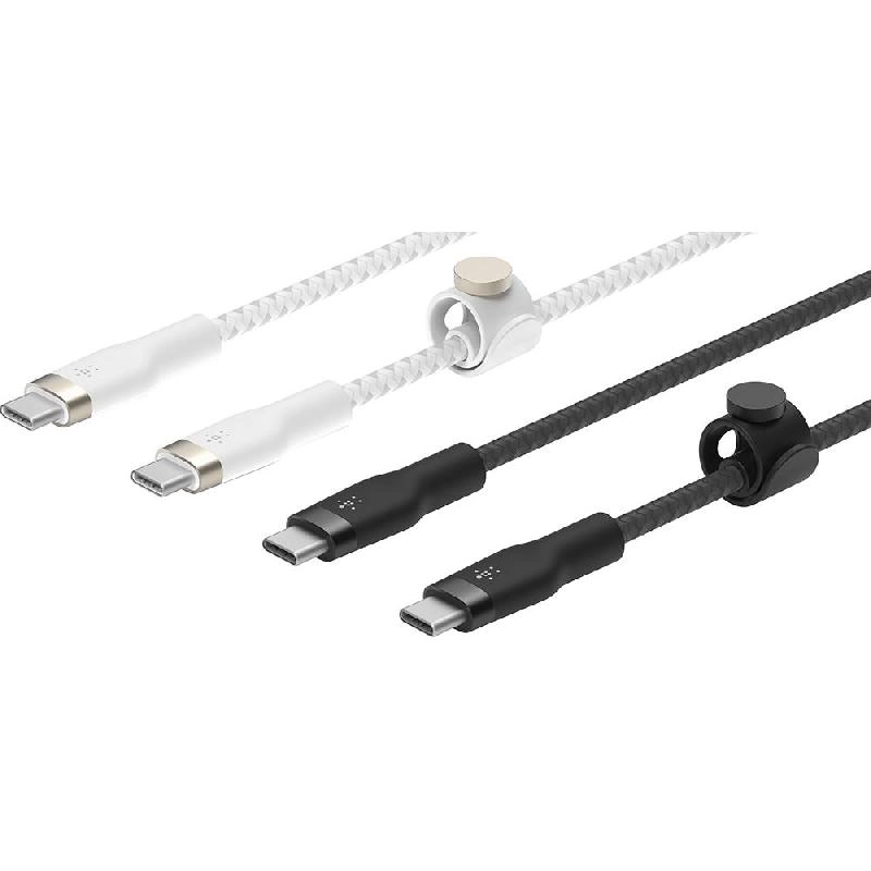 Belkin BoostCharge Pro Flex Cable USB-C to USB-C Braided (2-Pack)