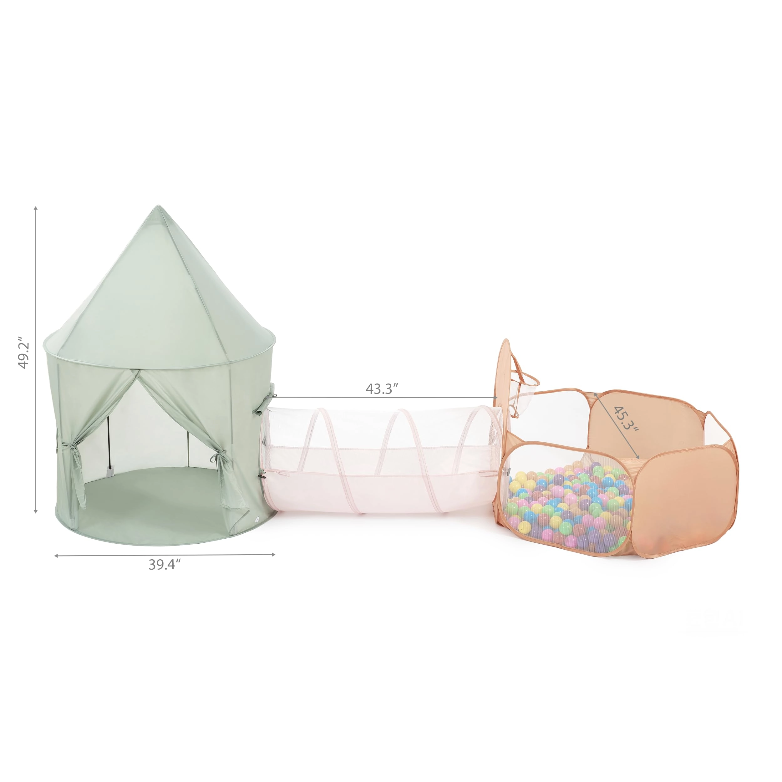3 in 1 Pop Up Play Tent