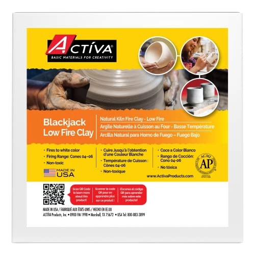 Blackjack Earthenware Low Fire Clay - Natural Clay 2.27Kg