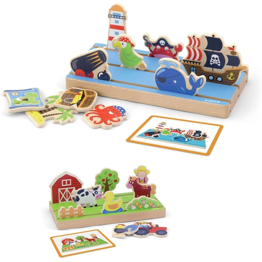 3D Wooden Puzzle Learning Space & Distance Playset - 18-24 Months 20 piece(s)