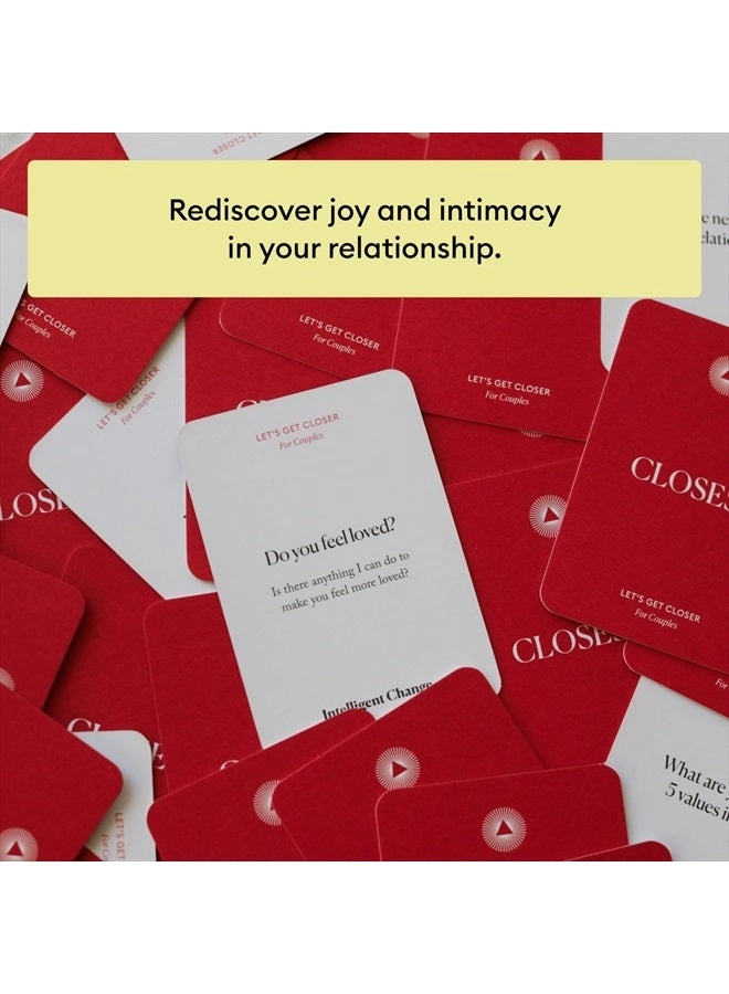 Let's Get Closer: Couple's Edition - Conversation Cards 100 Icebreaker Cards