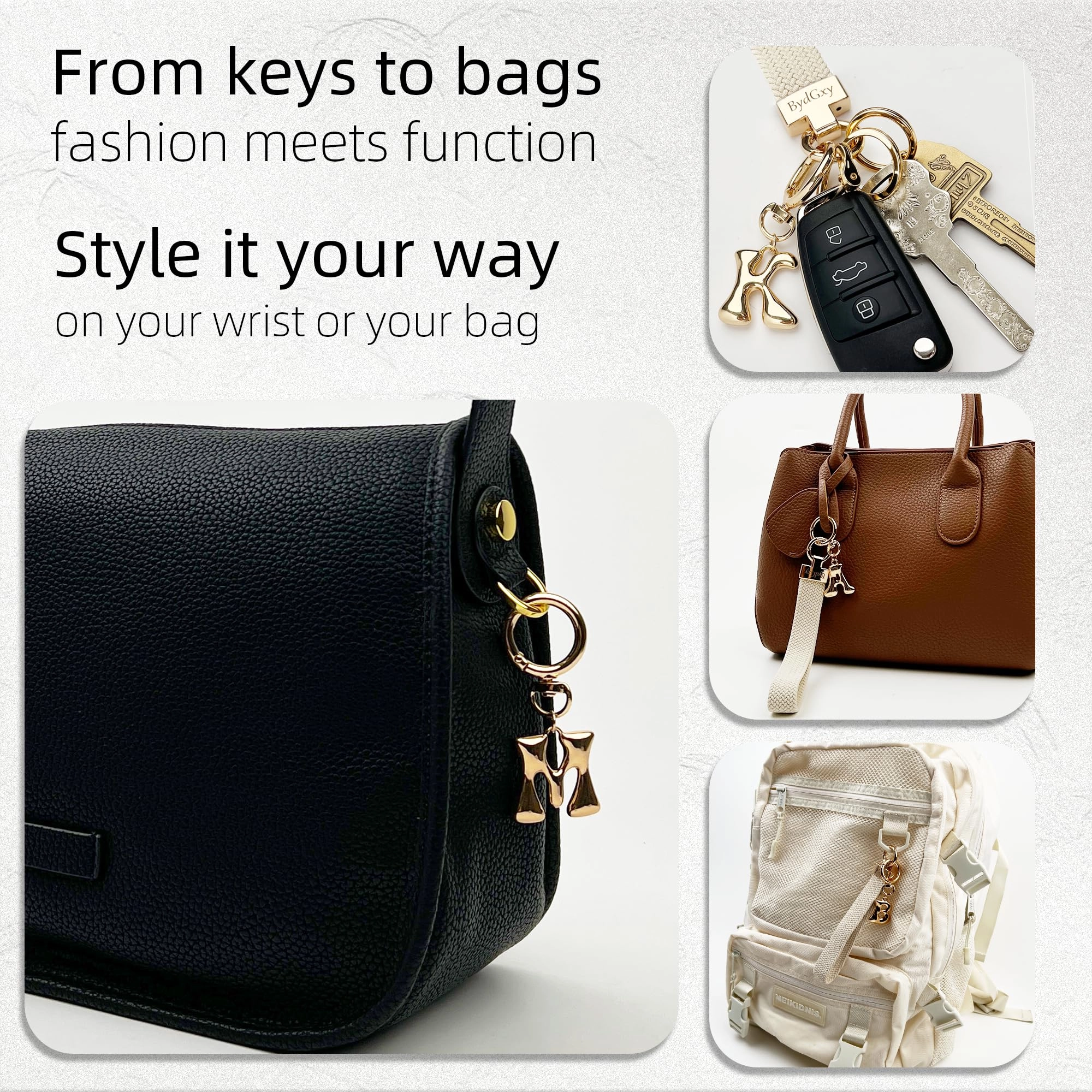 Initial Keychain - Letter