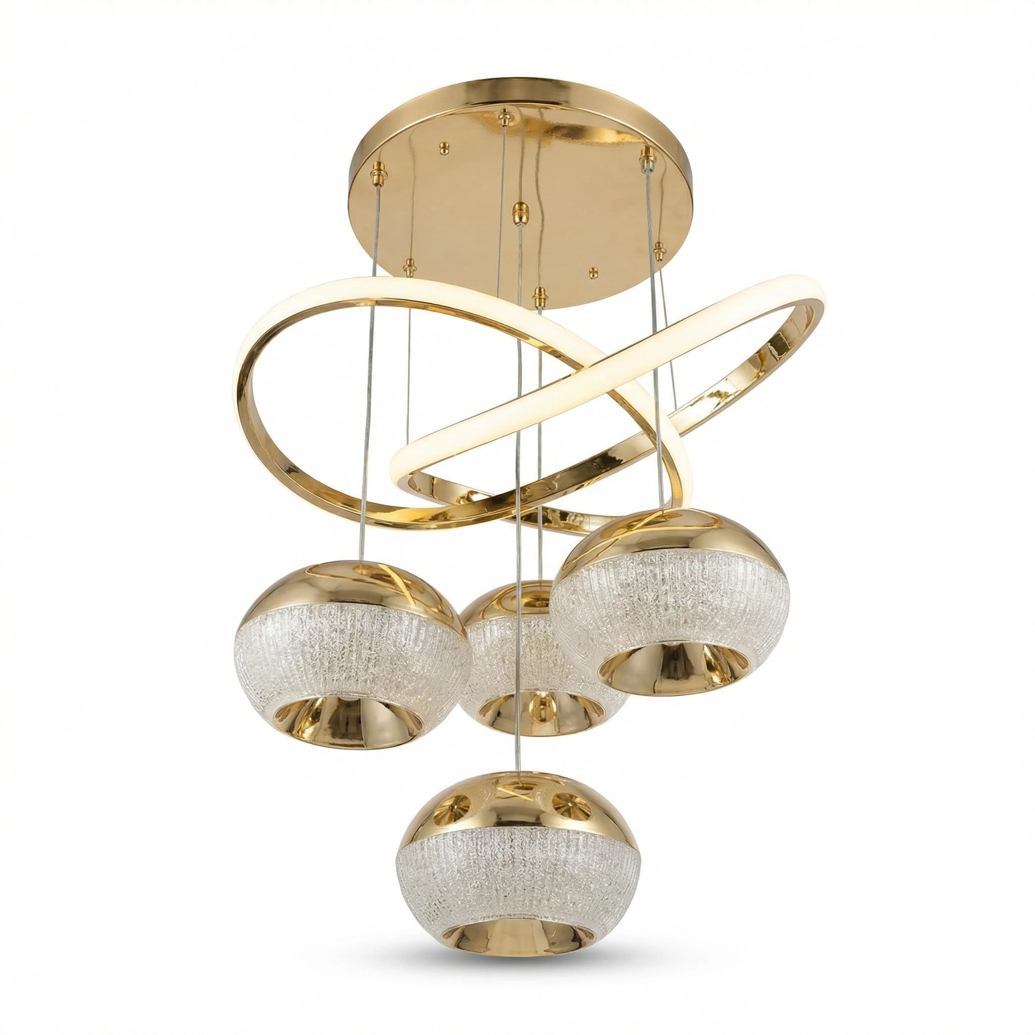 Infinity Ring Chandelier - Dimmable