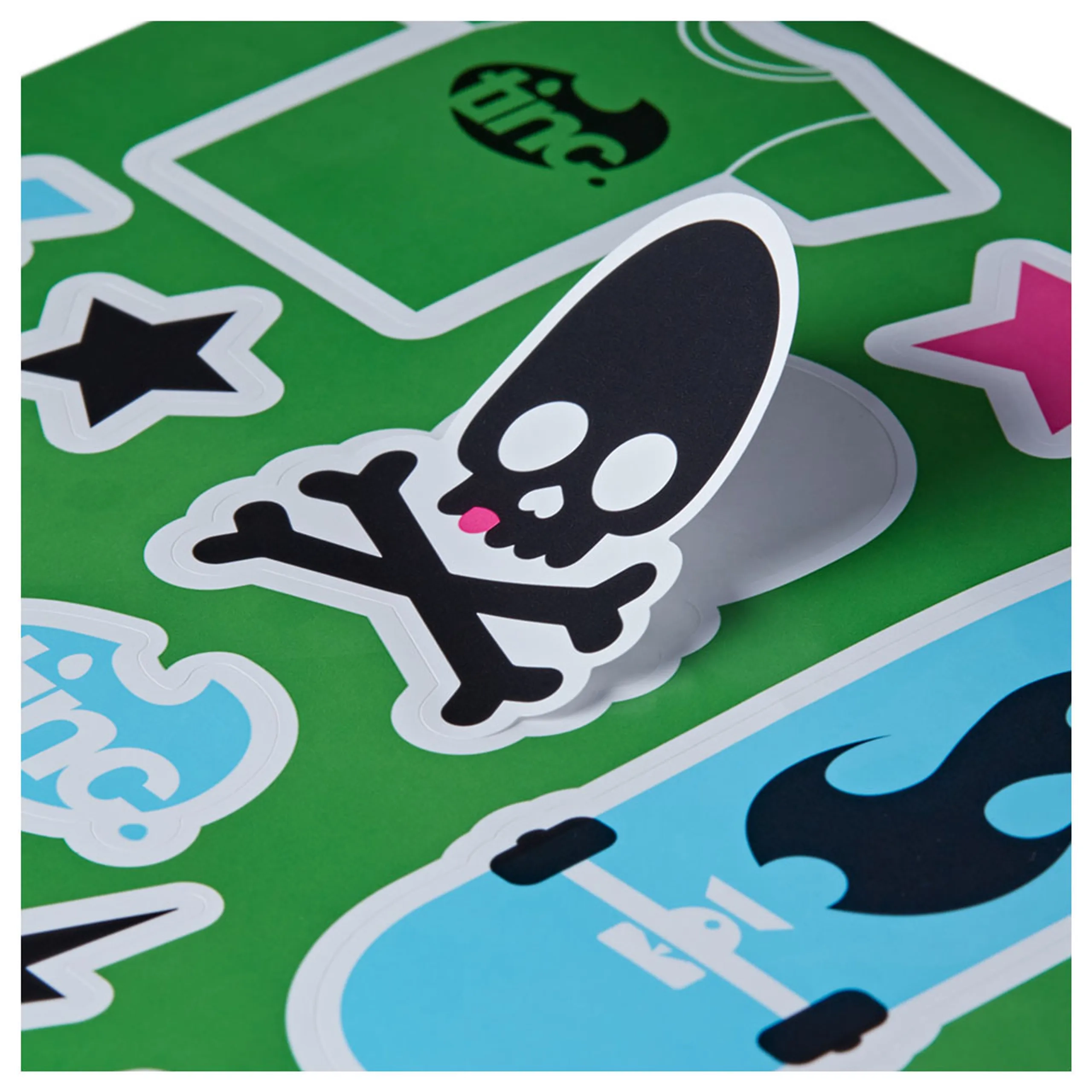 Green Sticker Book
