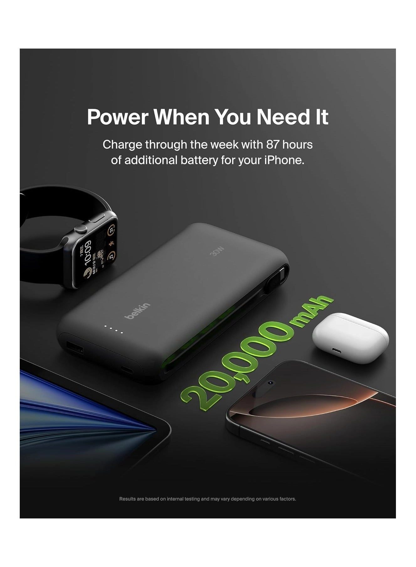 BPB024HQBL - 20000 mAh 30 Watts