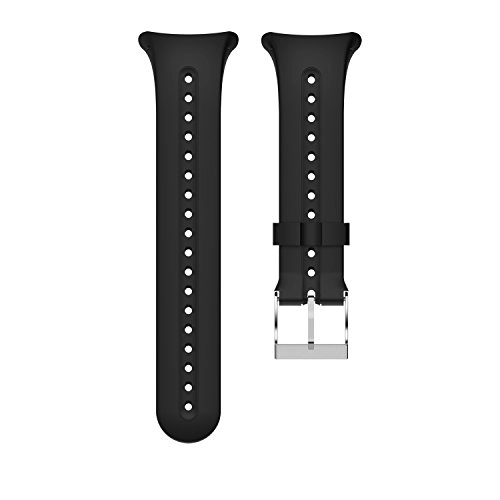 Watch Band for Garmin Swim - Silicone Black 103.85+124.25mm