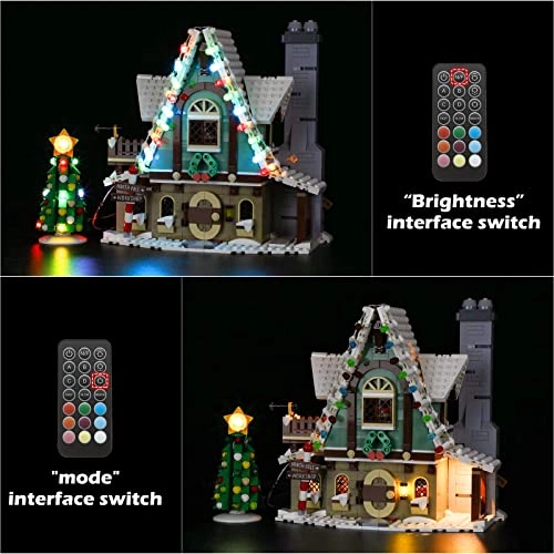 LED Light Kit for LEGO Elf Club House 10275 - Plastic 1 4.5-44V