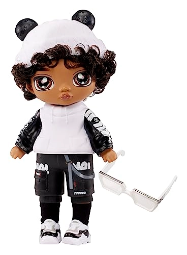 Peter Panda Posable Fashion Doll - 18 cm Flocked Body Ages 4+