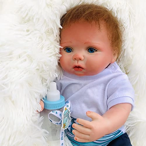 Reborn Baby Doll - 15 Inch Vinyl Mohair