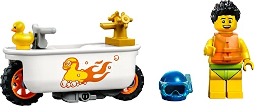 City Bathtub Stunt Bike (60333) - Flywheel-powered