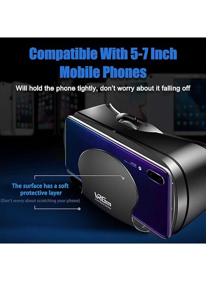 VR Headset - Compatible with iPhone and Android 7 inches