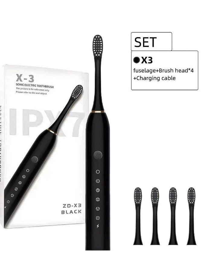 Rozino Sound Wave Electric Toothbrush - Six Modes 2-Minute Timer