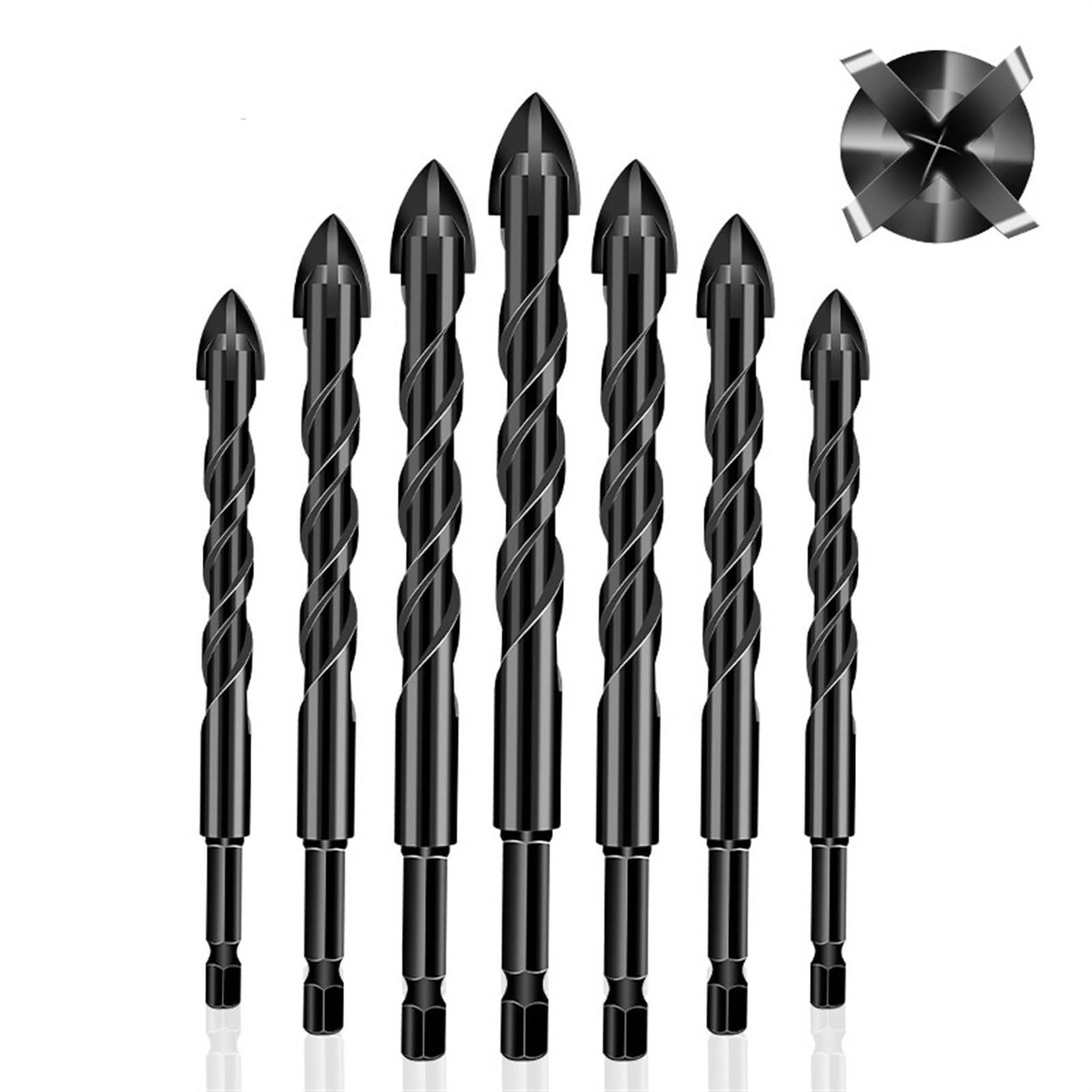 DOUKNAIL Drill Bits 4 Blades Tip Twist Drill Bit - 1 piece 3mm