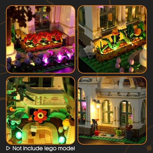 The Botanical Garden - LED Lighting Kit Compatible with Lego 21353