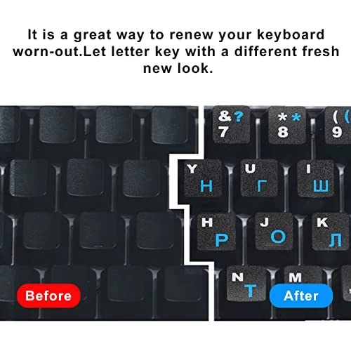 Keyboard Stickers - Russian