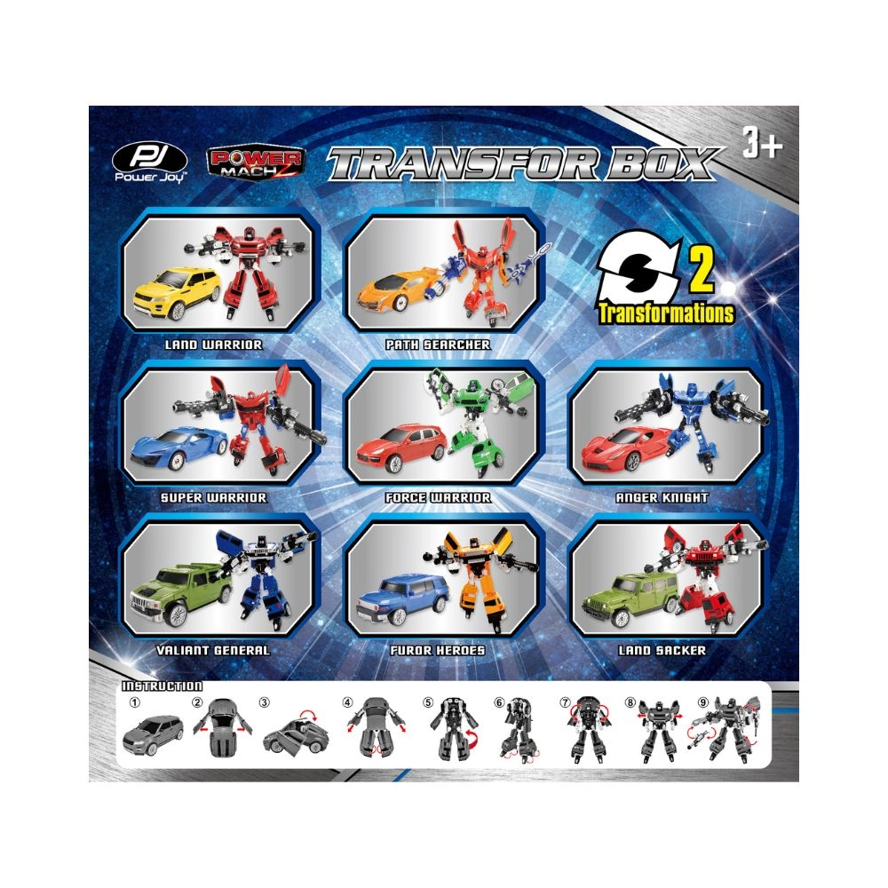 Power Mach Transfor Box - Transformer Toys