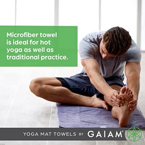 Yoga Mat Towel - Microfiber Mat-Sized