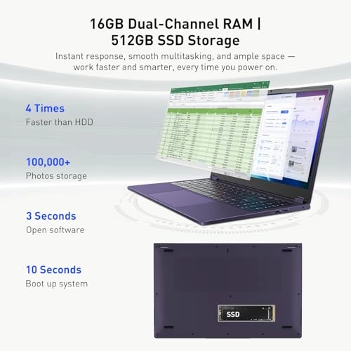 B5 - 15.6'' 512GB 16GB Celeron N4000