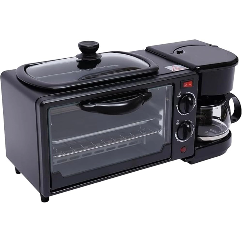 DISNIE Espresso Machine + Turkish Coffee Maker + Coffee Grinder - BT-CG207 + 3in1 Breakfast Maker