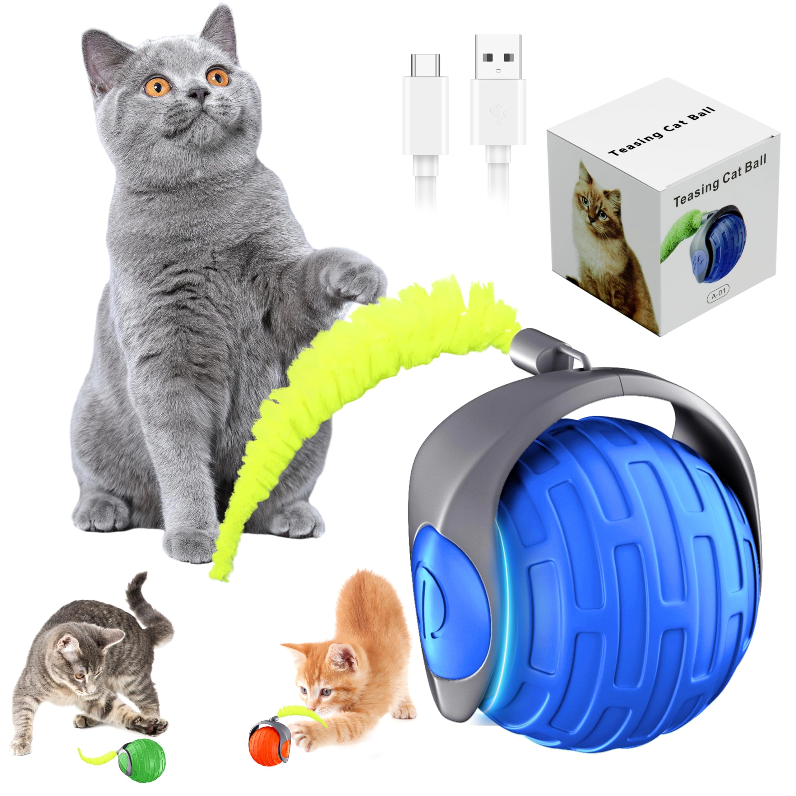 YEMEDA Cat Toy Ball - All Life Stages