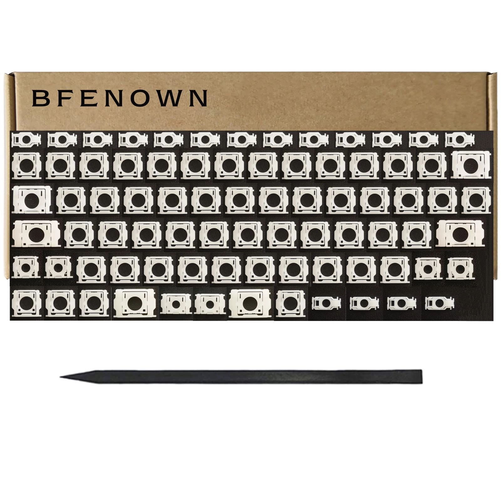 Bfenown Keyboard Keycap Scissor Clips Hinge Set