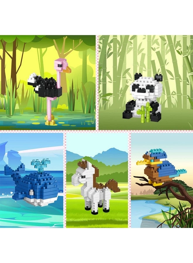 Mini Animals Building Blocks - Animals 12pcs