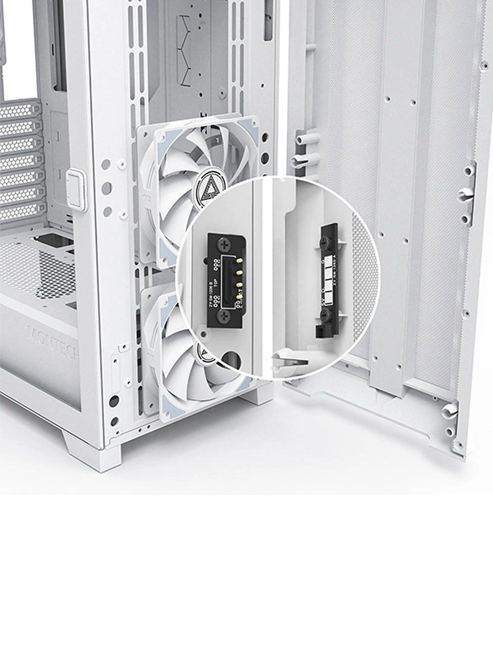 SKY ONE LITE - Swivel Glass Side Panel ATX Mid Tower