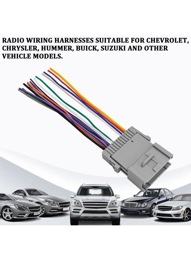 Car Radio Wiring Harness Adapter Kit - Chevy Silverado Chrysler Hummer Buick Suzuki