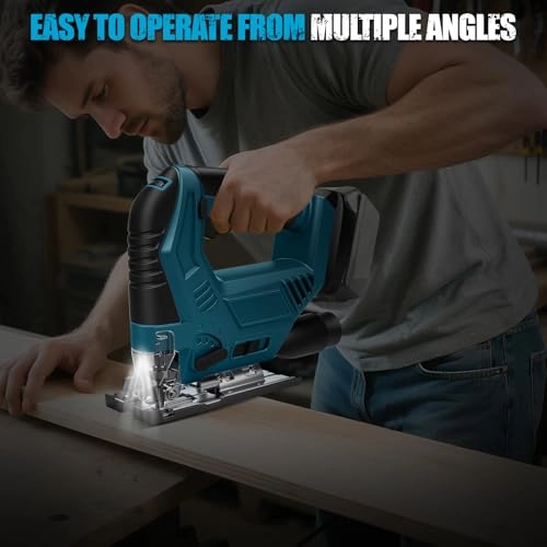 Cordless Jigsaw - 20V 45° Bevel 6-Speed