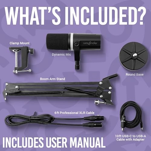 WF-BROADCASTBOOM-MIC USB+XLR Microphone