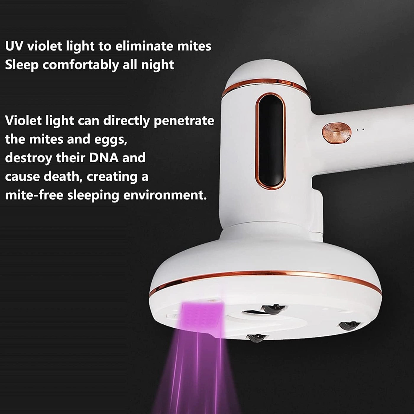 Handheld Mattress Vacuum - Cordless UV 10,000Pa