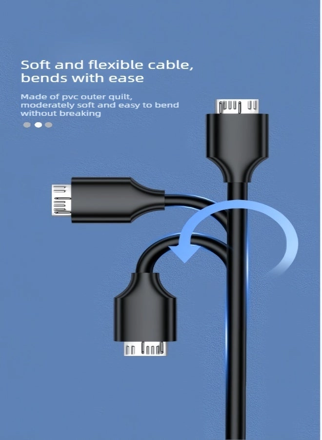 HRUSB05YP Cable 5Gbps USB-A to Micro-B 0.5m