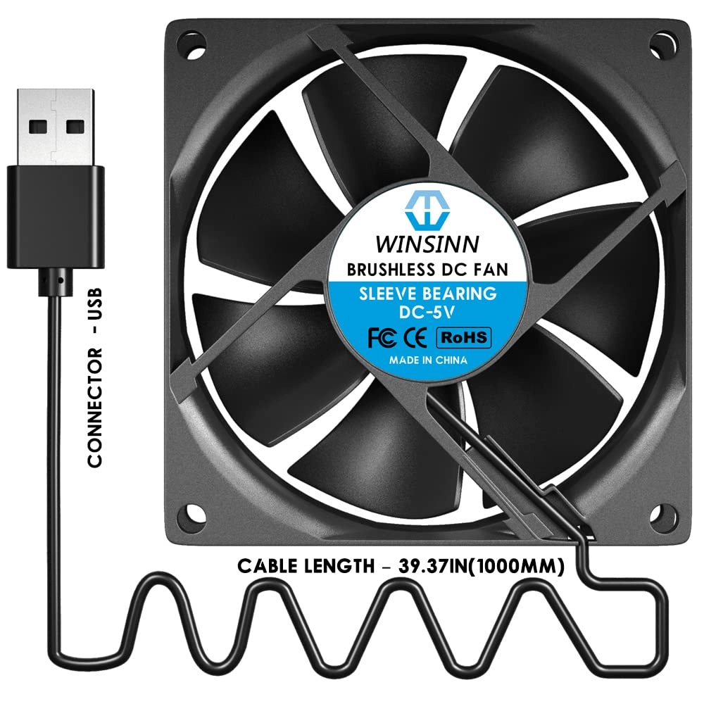 DC USB Fan - 80mm