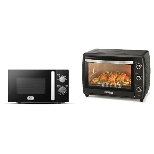 Black & Decker Microwave Oven - 20L + Toaster Oven