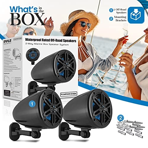 5.25” Waterproof Off-Road Speakers - 180 Watts