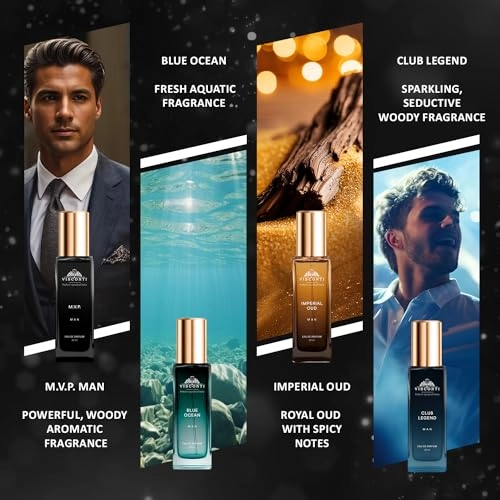 Blue Ocean + Club Legend + Imperial Oud + M.V.P. Eau de Parfum 80 ml