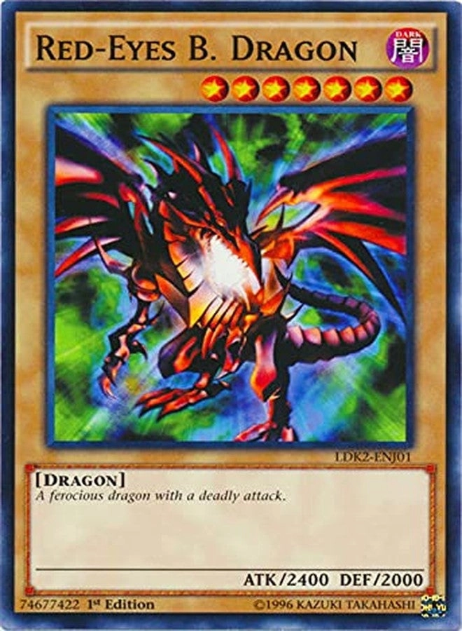 Yu-Gi-Oh! Red-Eyes B. Dragon LDK2-ENJ01 - 1st Edition