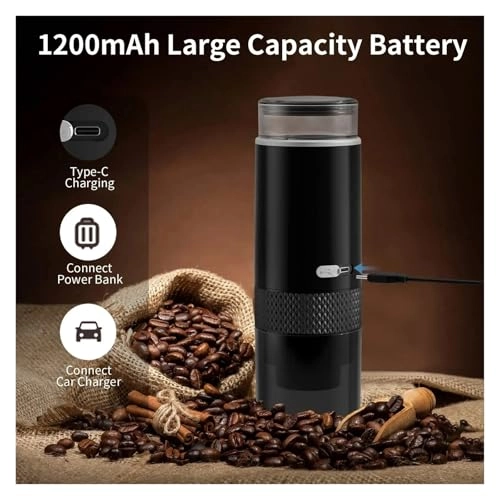 Portable Coffee Maker - 100 Milliliters القهوة المطحونة
