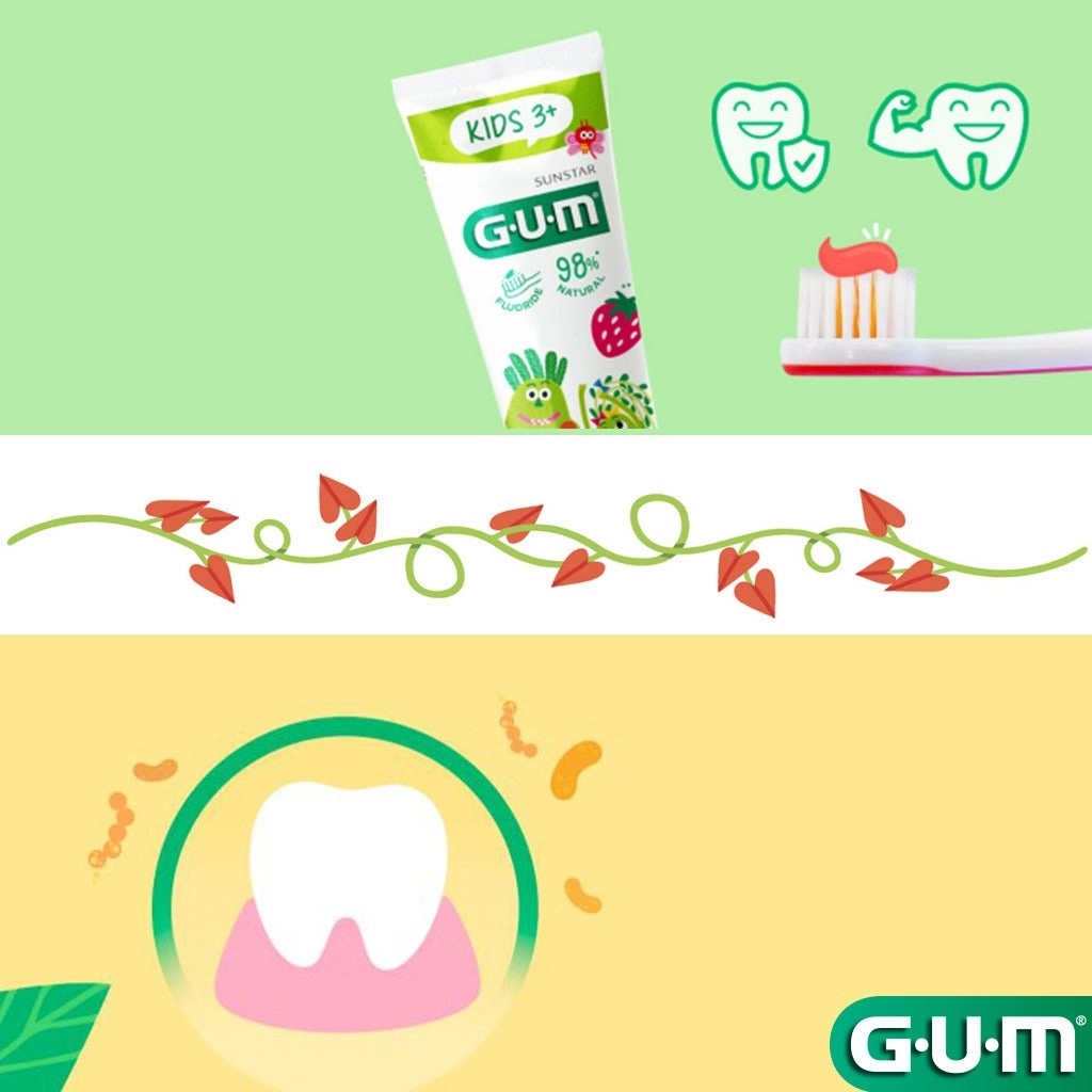 Kids Strawberry Flavour Toothpaste 3+ Years 50ml