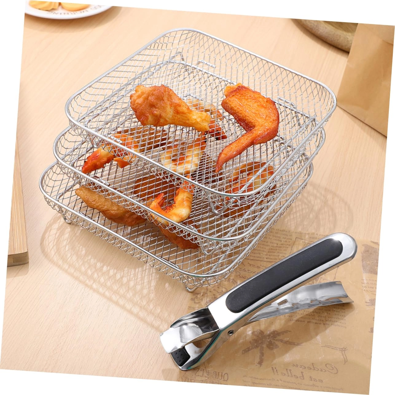 Air Fryer Dehydrator Rack - Stainless Steel 3pcs